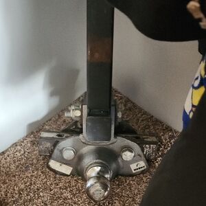 Husky Trailer Hitch Ball Mount - Black/Steel